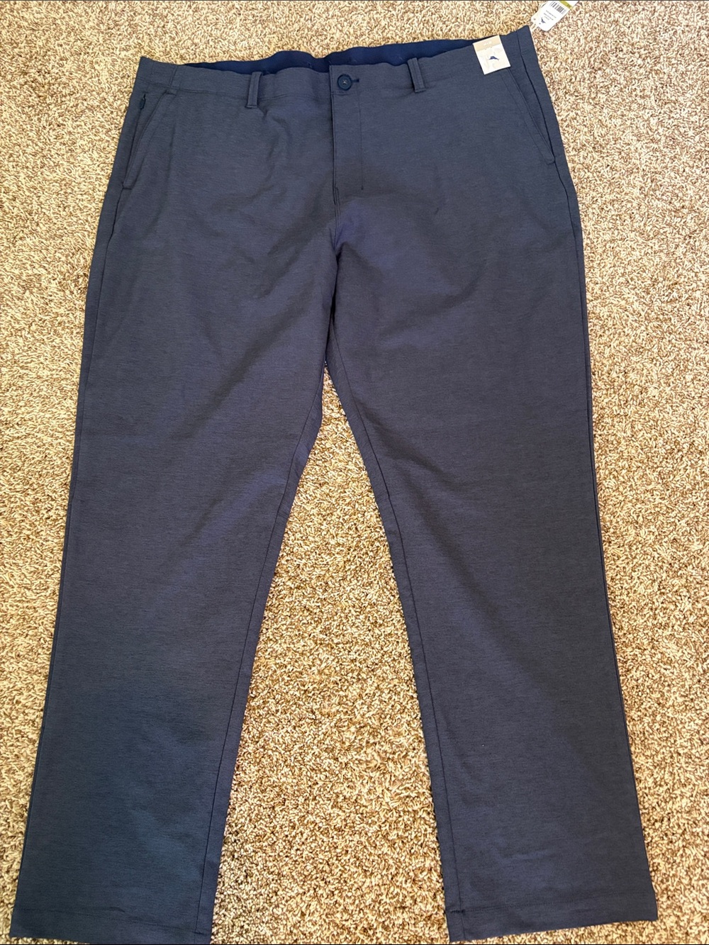 Tommy Bahama Navy Stretch Chinos